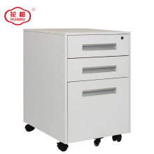 Huadu steel Office furniture 3 Drawer Mobile Pedestal cabinet A4 File